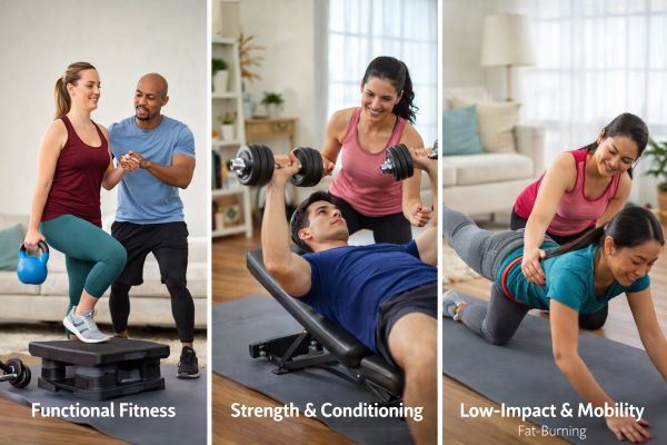 Different home training styles personal trainer Jersey City