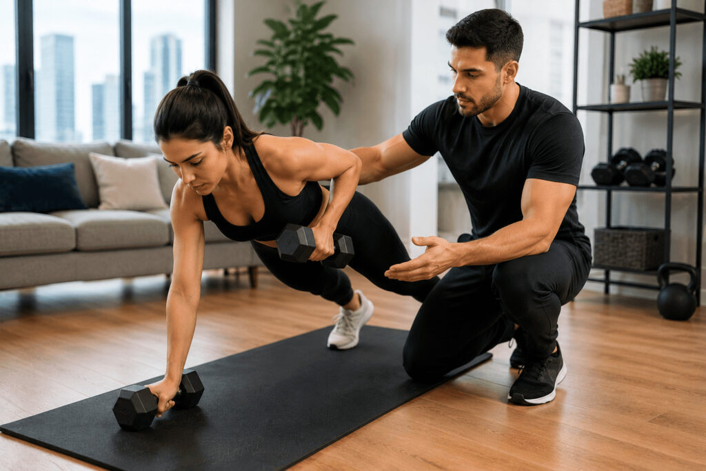 At Home Personal Trainer Jersey City Session