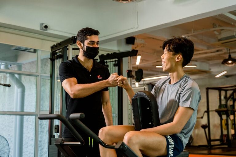 Client achieving fitness goals with professional in-home personal training services in New Jersey.
