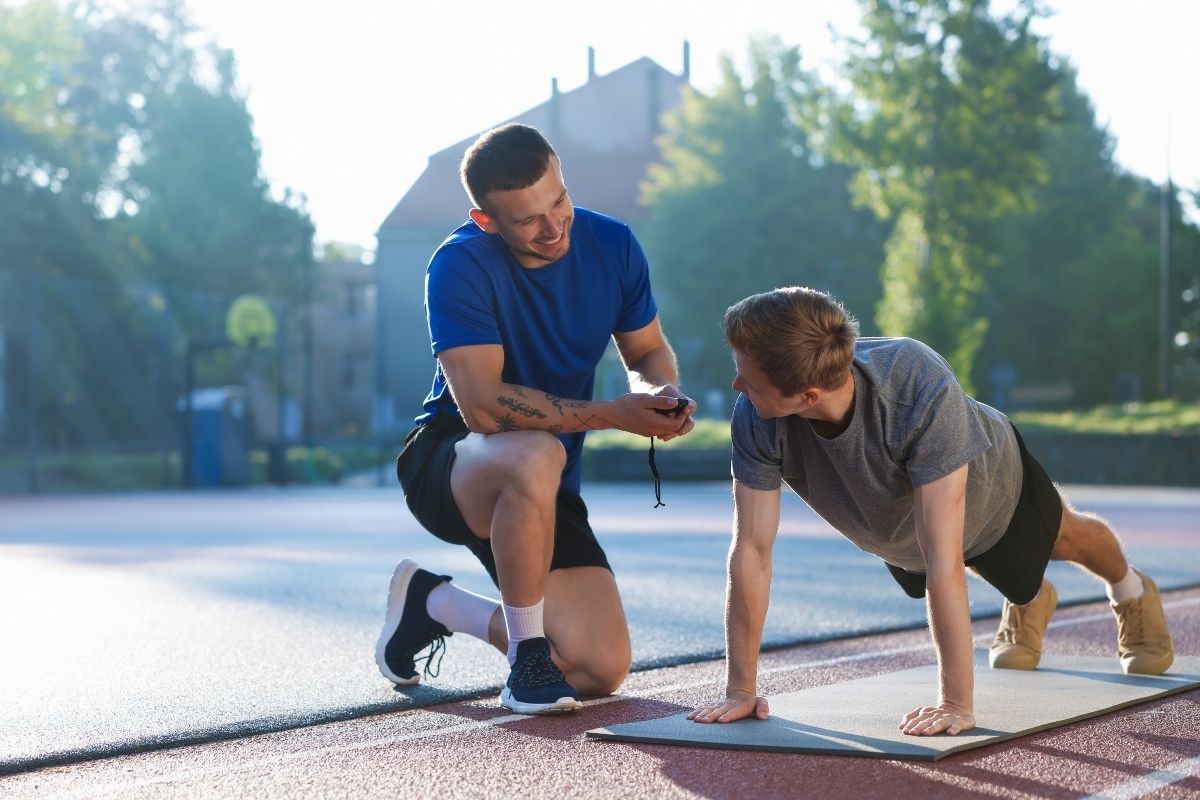 Outdoor personal training session in New Jersey