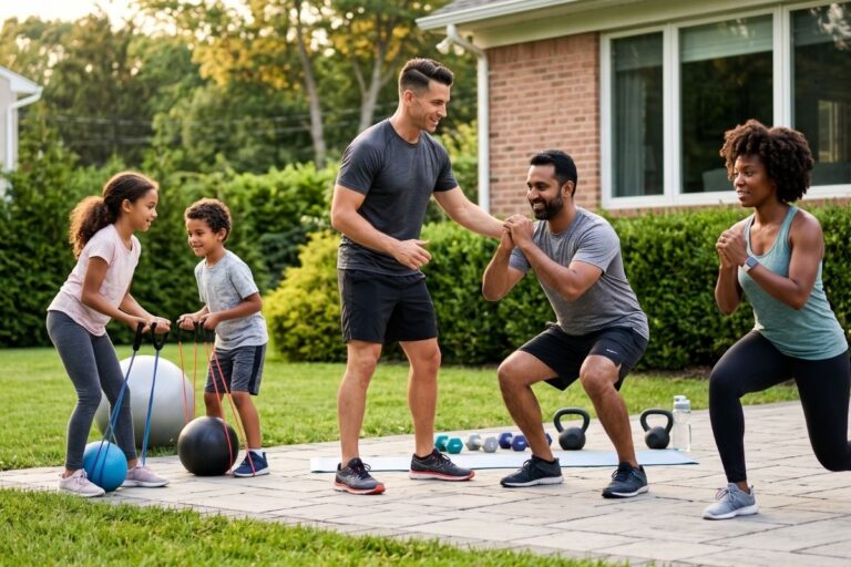 At Home Personal Trainer New Jersey Family Fitness